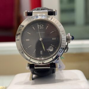 Cartier Pasha, Acciaio, diametro 38mm, automatico, data, sub 100 metri, revisionato più un anno di garanzia del negozio