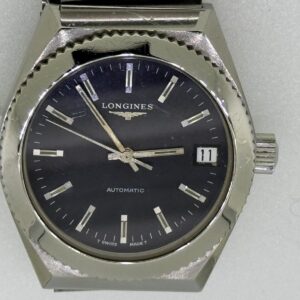Longines Acciaio, data, automatico, scatto rapido indicitrizio, revisionato più una anno di garanzia del negozio.