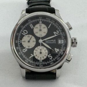 Eberhard Crono Tricompax, automatico, anno 2011, diametro 42mm, revisionato, scatola e garanzia più garanzia di un anno del negozio