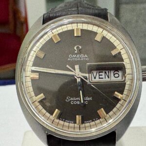 Omega Seamaster Cosmic, bellissimo Vintage, automatico, acciaio, data e giorno, quadrante perfetto, revisionato con un anno di garanzia del negozio