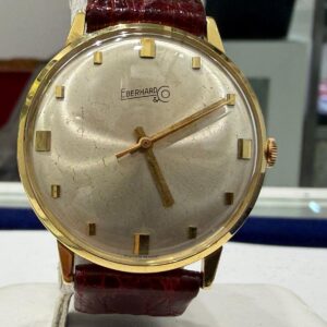 Eberhard cassa oro 18KT, carica manuale, vintage, anni 60_70 revisionato con un anno di garanzia del negozio.